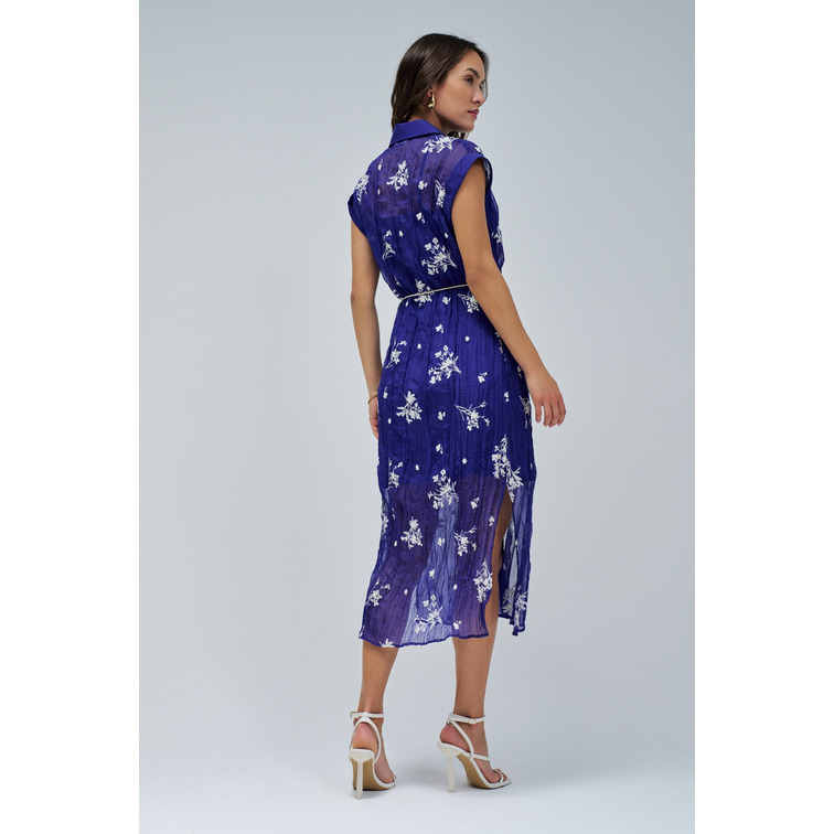 VESTIDO MUJER  SALSA JEANS CONTRASTING EMBROIDERY SHIRT D