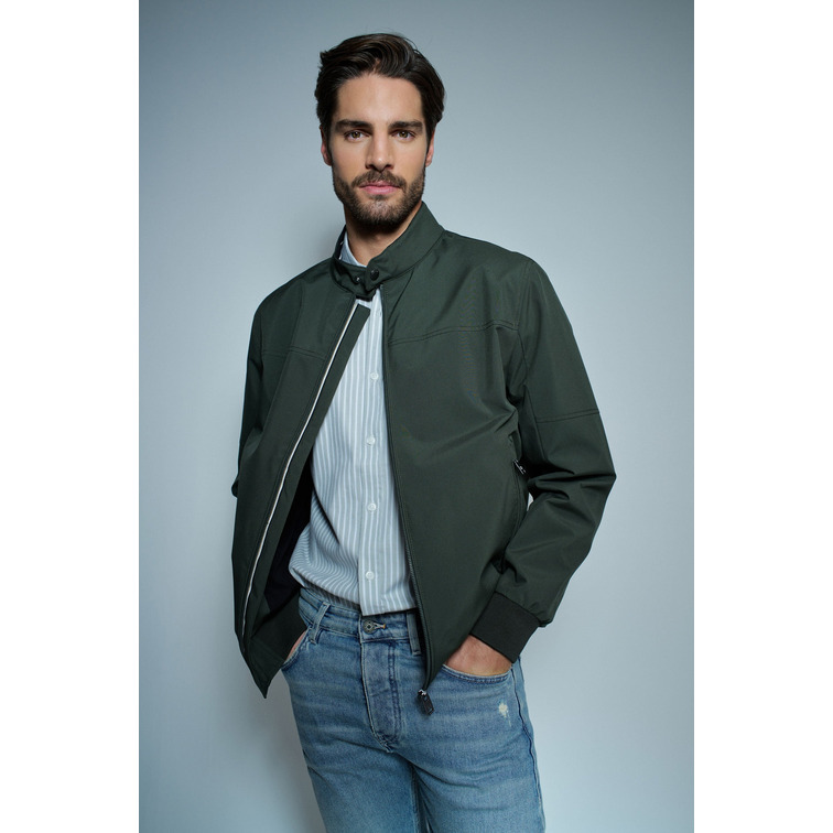 CAZADORA HOMBRE  SALSA JEANS LIGHT BOMBER JACKET W/ COLLAR