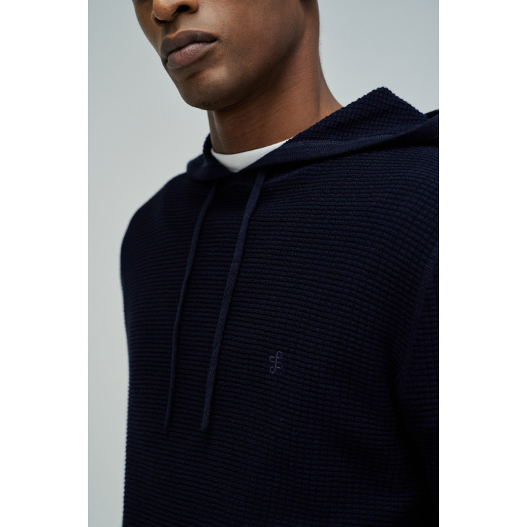 HOMBRE WAFFLE KNIT HOODIE 831