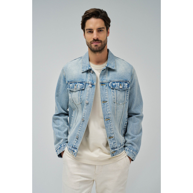 CAZADORA HOMBRE  SALSA JEANS TRUCKER JACKET LIGHT WASH