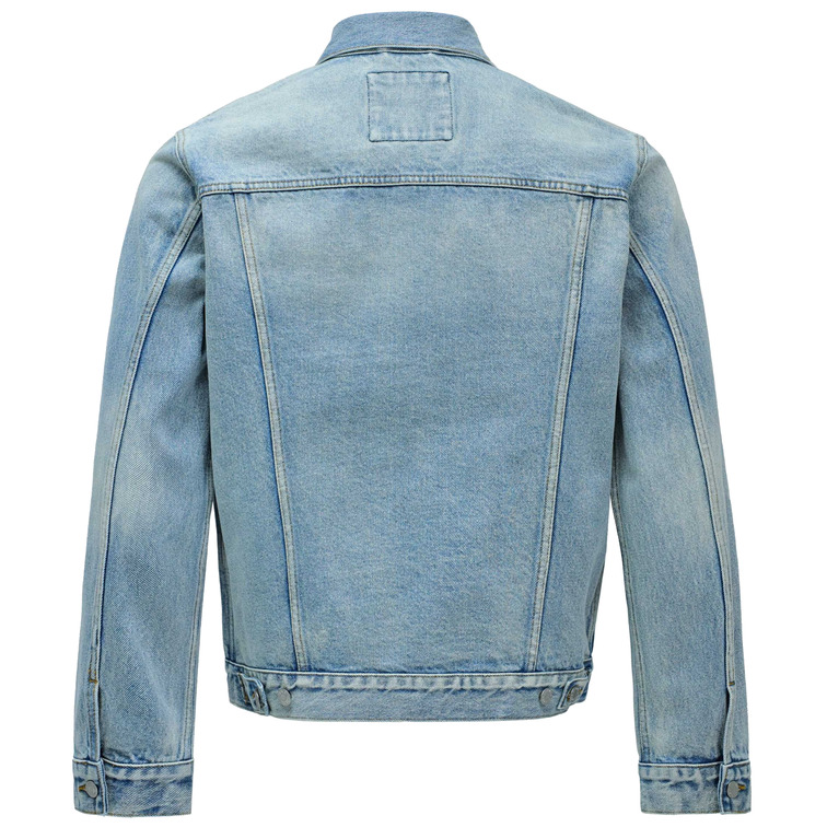 CAZADORA HOMBRE  SALSA JEANS TRUCKER JACKET LIGHT WASH
