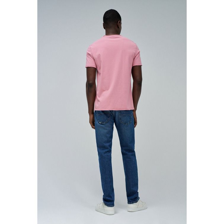 CAMISETA HOMBRE  SALSA JEANS T-SHIRT SLIM FIT RAW EDGE W/ B