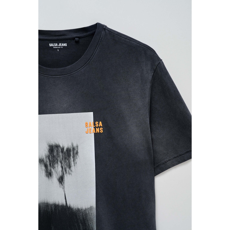 CAMISETA HOMBRE  SALSA JEANS T-SHIRT REGULAR PHOTOGRAPIC PR