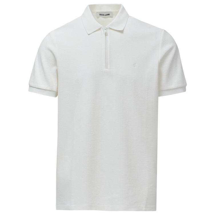CAMISETA HOMBRE  SALSA JEANS TEXTURED POLO W/ ZIP