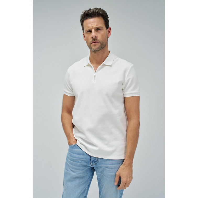 CAMISETA HOMBRE  SALSA JEANS TEXTURED POLO W/ ZIP