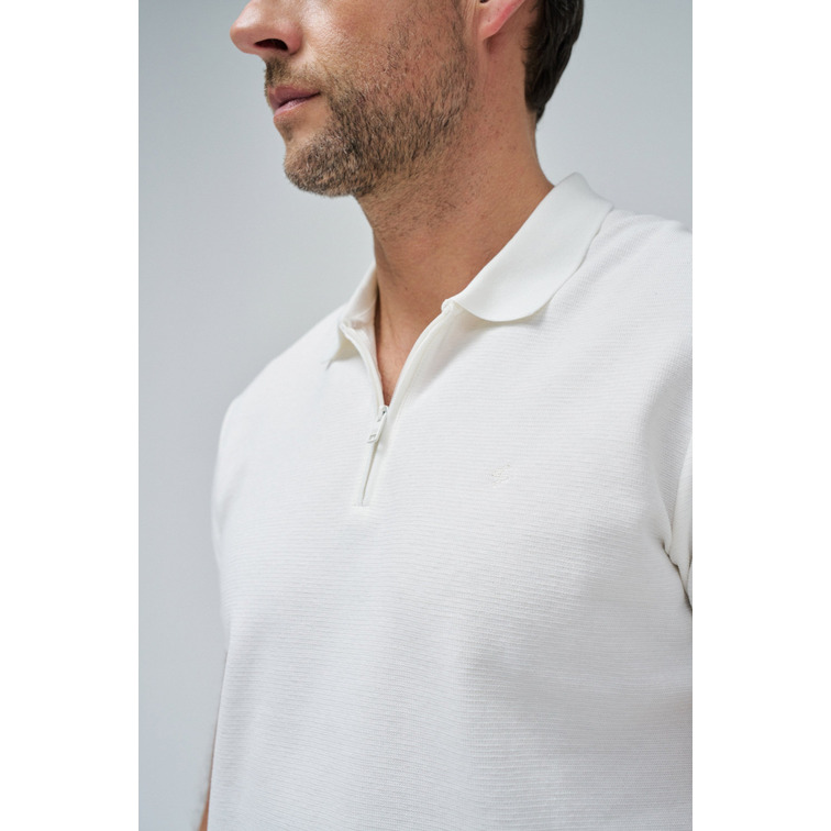 CAMISETA HOMBRE  SALSA JEANS TEXTURED POLO W/ ZIP