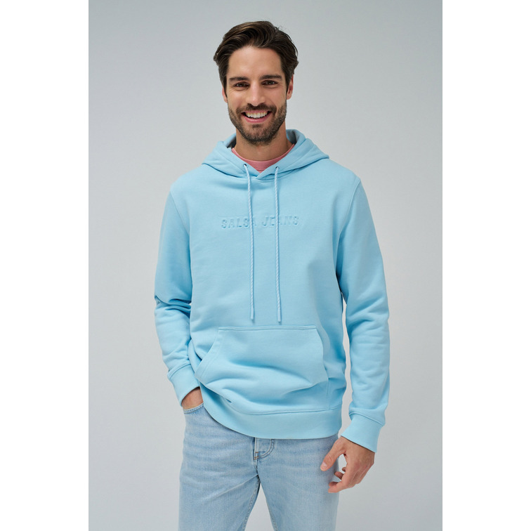 SUDADERA HOMBRE  SALSA JEANS HOODIE W/ EMBOSSED BRANDING
