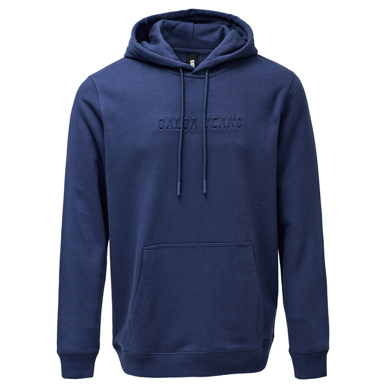 SUDADERA HOMBRE  SALSA JEANS HOODIE W/ EMBOSSED BRANDING