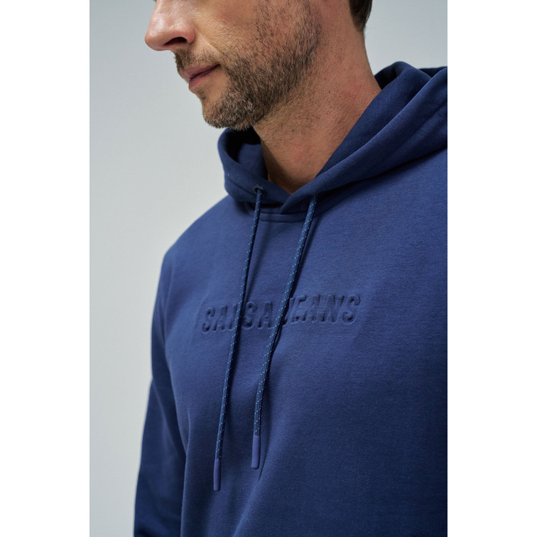 SUDADERA HOMBRE  SALSA JEANS HOODIE W/ EMBOSSED BRANDING