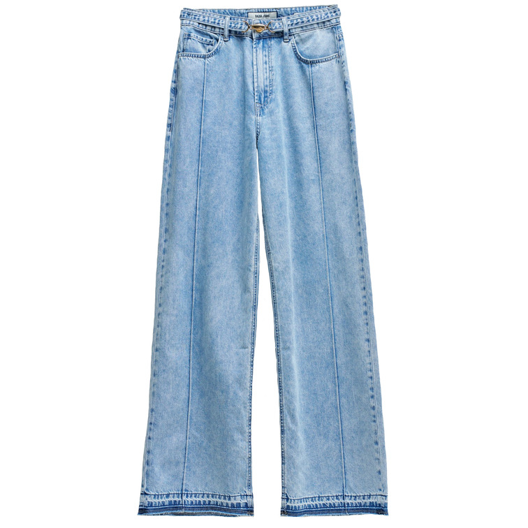 VAQUERO LIGHTDENIM MUJER SALSA JEANS TRUE WIDE LEG TIRO ALTO