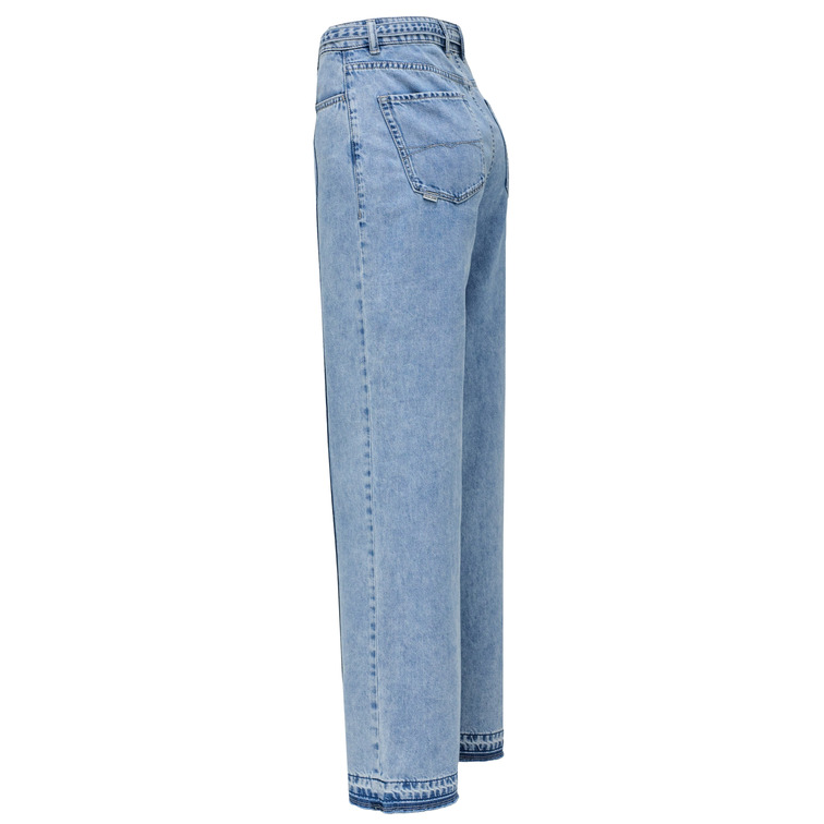 VAQUERO LIGHTDENIM MUJER SALSA JEANS TRUE WIDE LEG TIRO ALTO