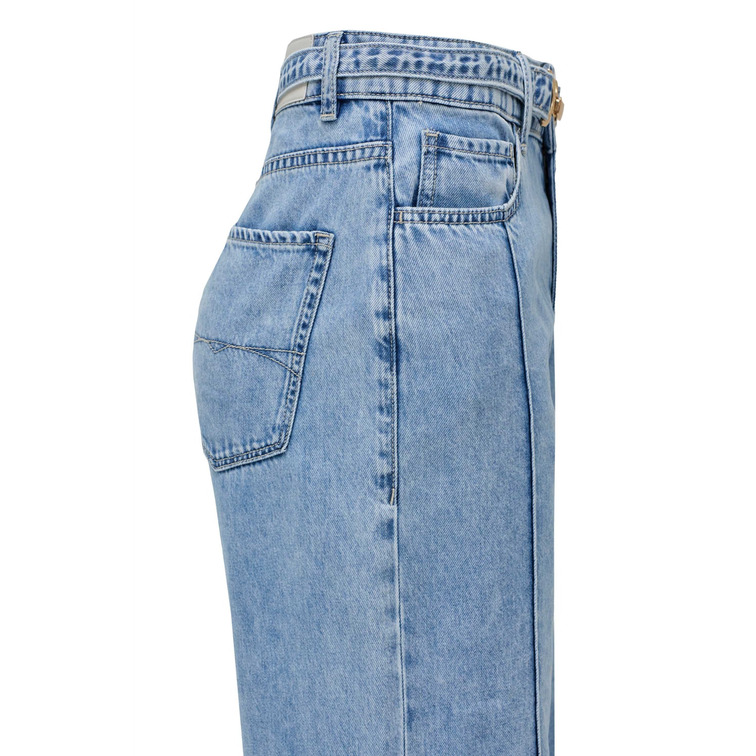 VAQUERO LIGHTDENIM MUJER SALSA JEANS TRUE WIDE LEG TIRO ALTO