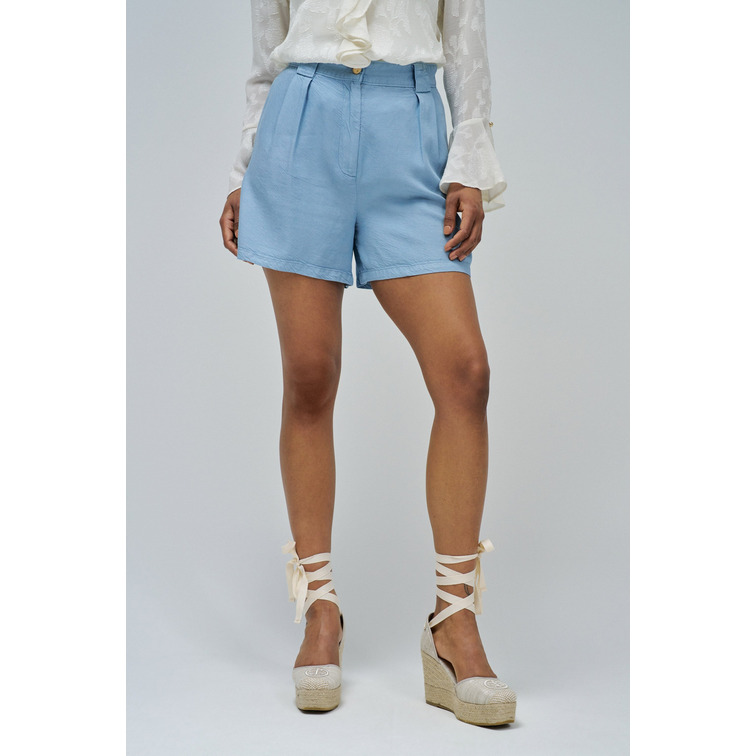 PANTALON CORTO MUJER SALSA JEANS EN LIGHTDENIM FIT BAGGY