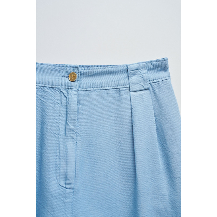 PANTALON CORTO MUJER SALSA JEANS EN LIGHTDENIM FIT BAGGY
