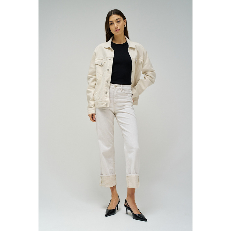 VAQUERO RECTO MUJER SALSA JEANS FAITH PUSH IN TIRO ALTO