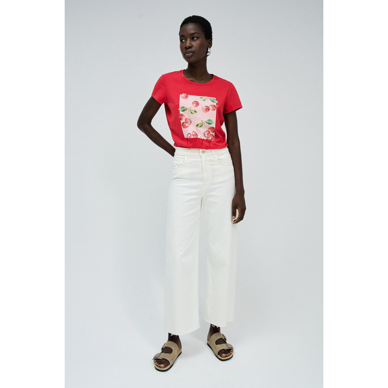 CAMISETA MUJER SALSA JEANS ESTAMPADO FRUTAL