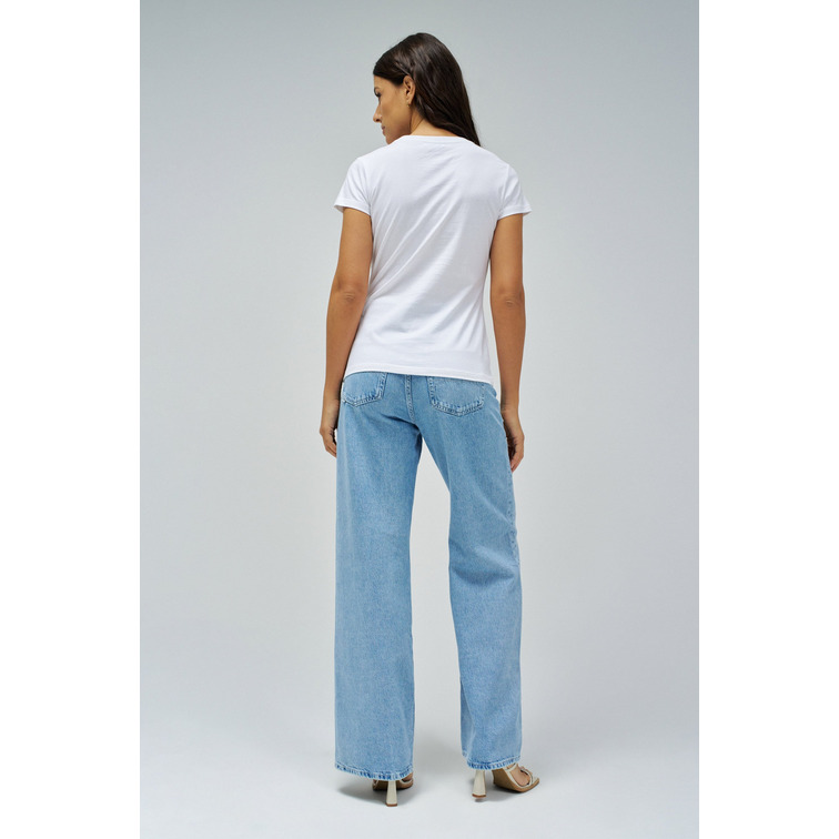 CAMISETA MUJER SALSA JEANS ESTAMPADO FLORAL Y LENTEJUELAS