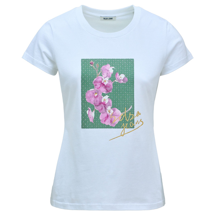 CAMISETA MUJER SALSA JEANS ESTAMPADO FLORAL