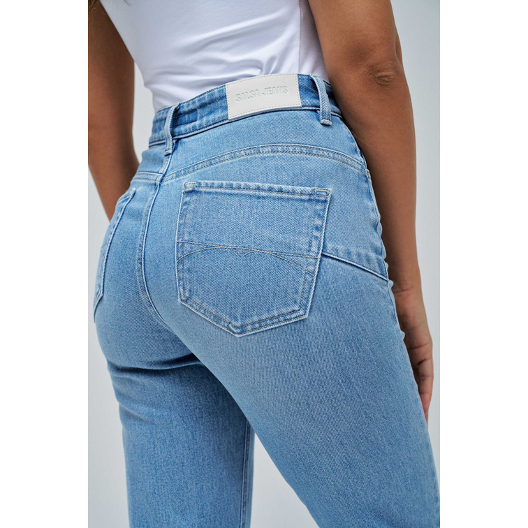VAQUERO RECTO MUJER SALSA JEANS FAITH PUSH IN
