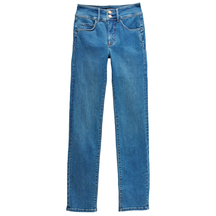 VAQUERO SLIM MUJER SALSA JEANS SECRET TIRO MEDIO EFECTO PUSH IN