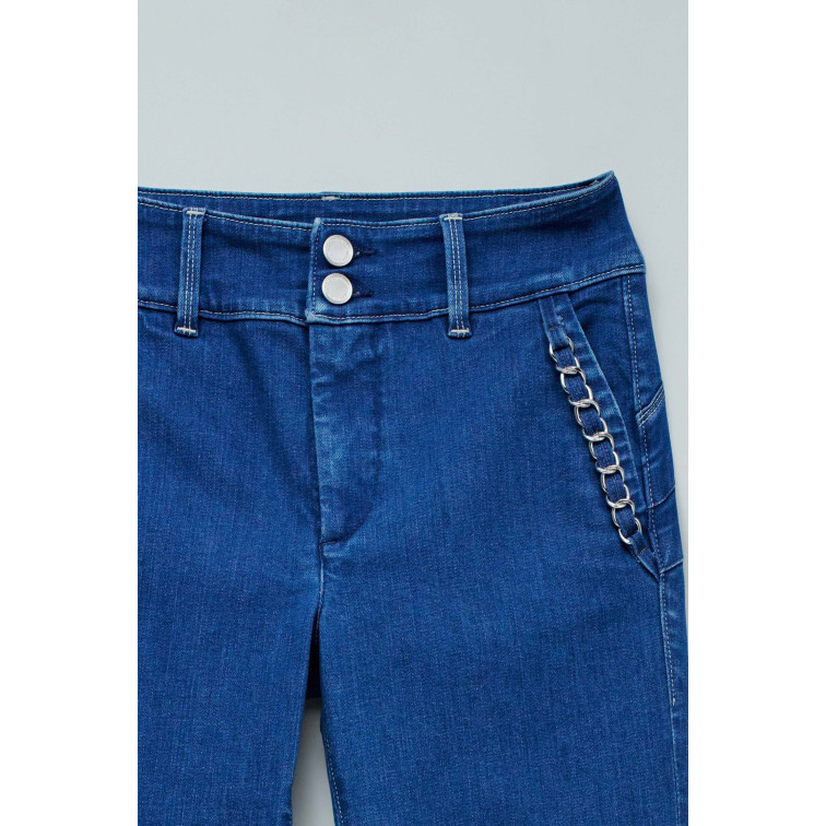 PANTALÓN MUJER  SALSA JEANS SECRET CHINO FLARE WITH DETAIL