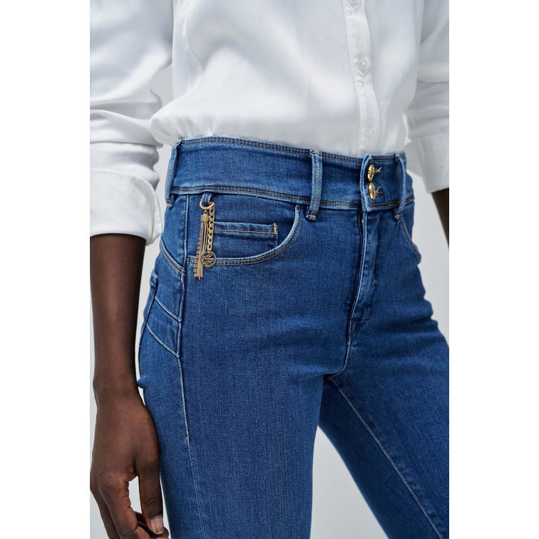 VAQUERO MUJER SALSA JEANS SECRET BOOTCUT TIRO MEDIO EFECTO PUSH IN