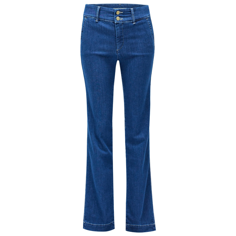 VAQUERO RECTO MUJER SALSA JEANS SECRET CHINO EFECTO PUSH IN TIRO MEDIO