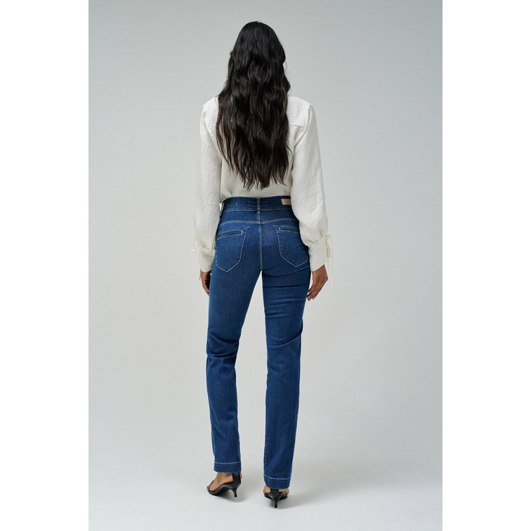 VAQUERO RECTO MUJER SALSA JEANS SECRET CHINO EFECTO PUSH IN TIRO MEDIO