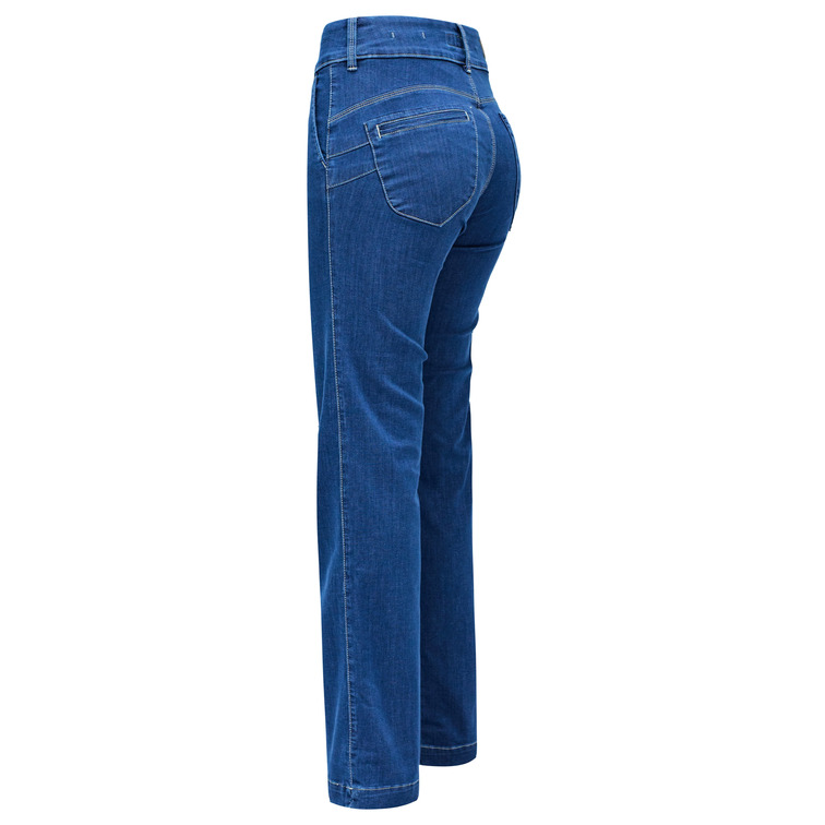 VAQUERO RECTO MUJER SALSA JEANS SECRET CHINO EFECTO PUSH IN TIRO MEDIO
