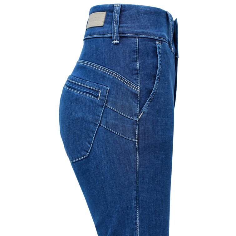 VAQUERO RECTO MUJER SALSA JEANS SECRET CHINO EFECTO PUSH IN TIRO MEDIO