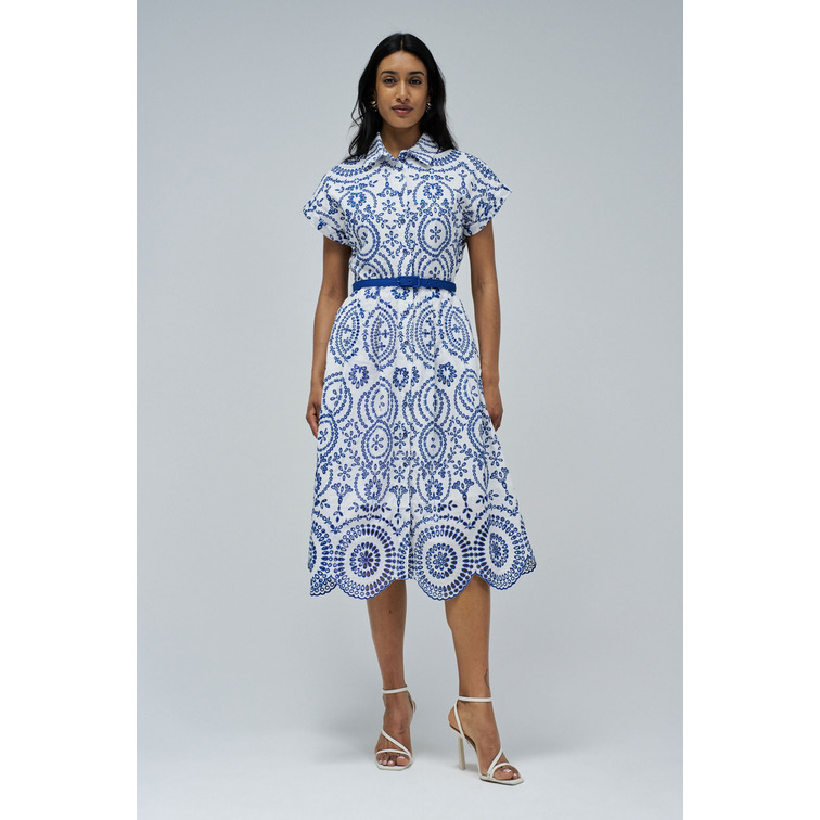 VESTIDO MUJER  SALSA JEANS COLOR-CONTRAST EMBROIDERED DRE