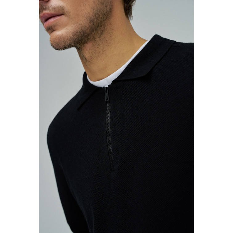 JERSEY DE PUNTO HOMBRE SALSA JEANS CON MEDIO CIERRE