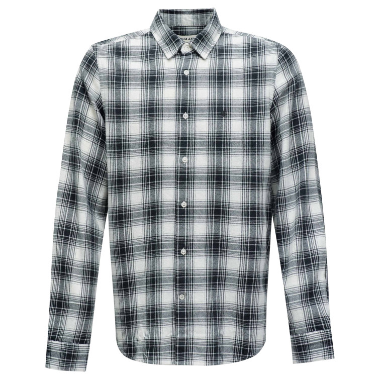CAMISA HOMBRE  SALSA JEANS PLAID COTTON SHIRT SLIM FIT