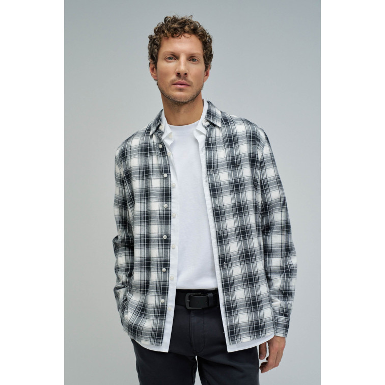 CAMISA HOMBRE  SALSA JEANS PLAID COTTON SHIRT SLIM FIT