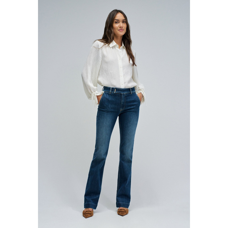 VAQUERO MUJER  SALSA JEANS DESTINY BOOTCUT W/ BELT & FREN