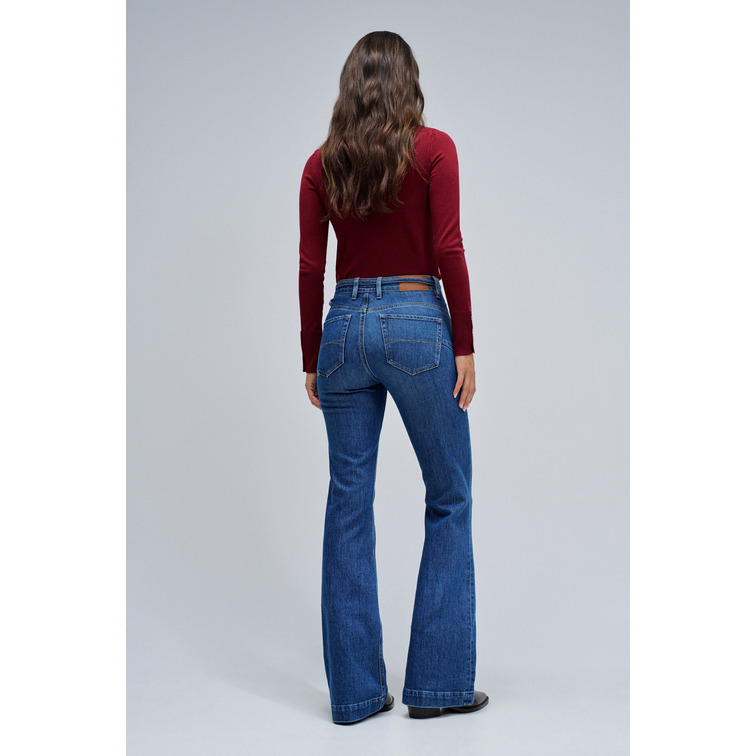 VAQUERO MUJER  SALSA JEANS FAITH FLARE W/ BELT