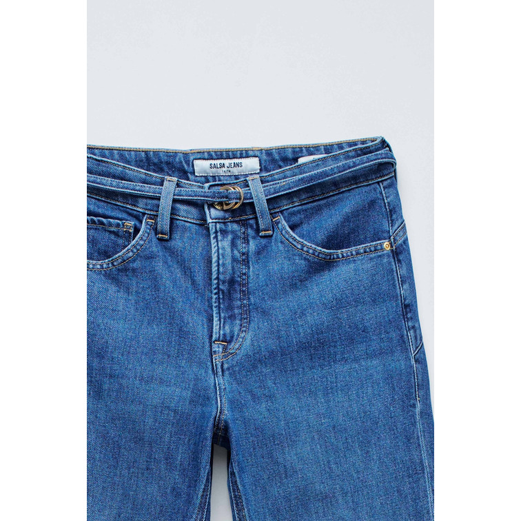 VAQUERO MUJER  SALSA JEANS FAITH FLARE W/ BELT