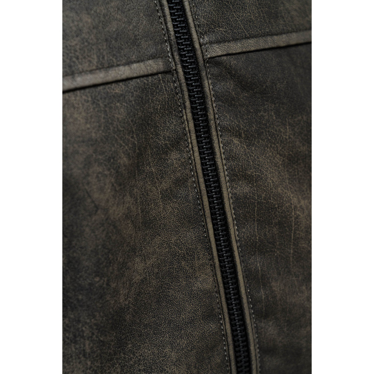 CAZADORA HOMBRE  SALSA JEANS HOODED FAKE LEATHER BOMBER JAC