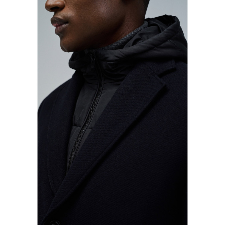 ABRIGO DE PAÑO HOMBRE SALSA JEANS CON CAPUCHA