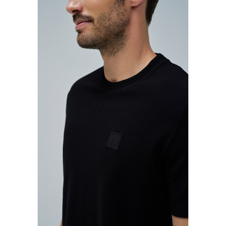 CAMISETA HOMBRE  SALSA JEANS TEXTURED T-SHIRT REGULAR FIT