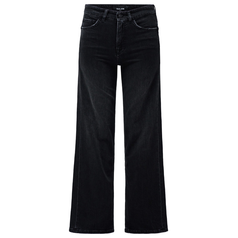 VAQUERO MUJER  SALSA JEANS FAITH WIDE BLACK WASH