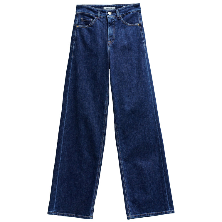 VAQUERO MUJER  SALSA JEANS FAITH WIDE DARK BLUE