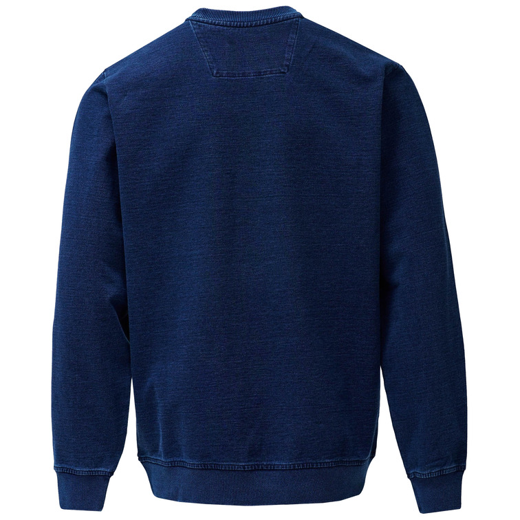 SUDADERA HOMBRE  SALSA JEANS INDIGO SWEATSHIRT WITH EMBOSSE