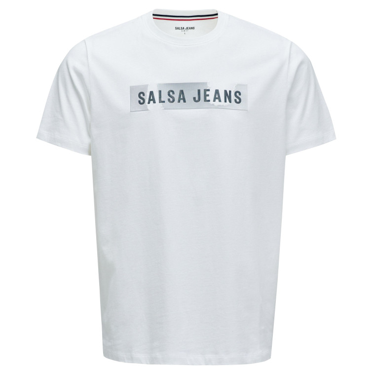 CAMISETA HOMBRE  SALSA JEANS T-SHIRT SLIM FIT BRANDING W/ F