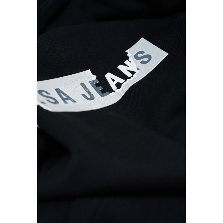 SUDADERA HOMBRE  SALSA JEANS FRENCH TERRY HOODIE BRANDING H