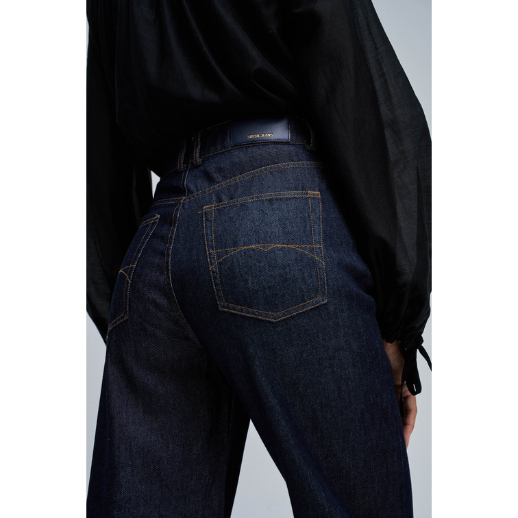 VAQUERO MUJER  SALSA JEANS JEANS WIDE W/ BUTTONS