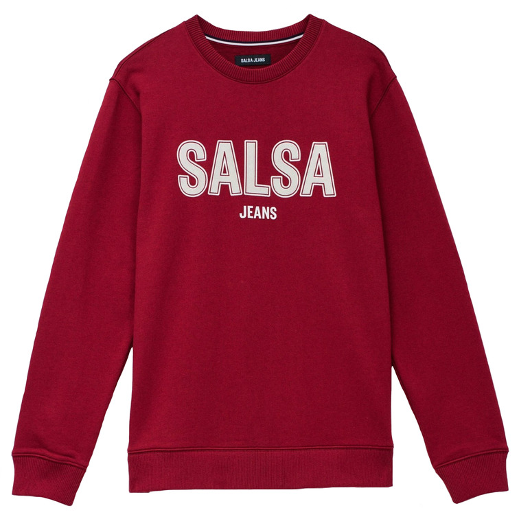 SUDADERA HOMBRE  SALSA JEANS FRENCH TERRY SWEAT HIGH RELIEF