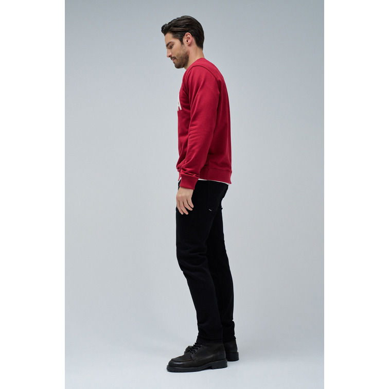 SUDADERA HOMBRE  SALSA JEANS FRENCH TERRY SWEAT HIGH RELIEF