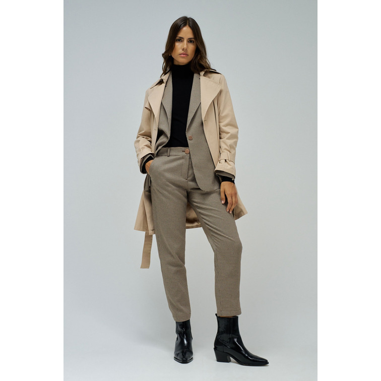 VAQUERO MUJER  SALSA JEANS BASIC HIGH WAIST CHINO