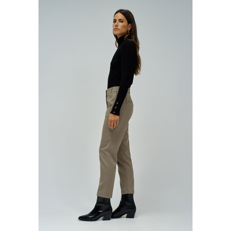 VAQUERO MUJER  SALSA JEANS BASIC HIGH WAIST CHINO